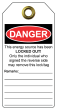Danger - Do Not Operate Tuff Tags (Pack of 10)