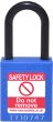  BLUE Plastic Shackle safety padlock keyed alike to KA30007