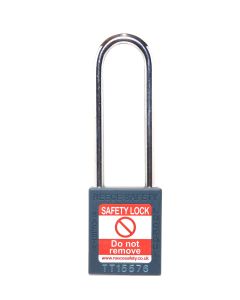 TEAL Steel Shackle safety padlock keyed differently long