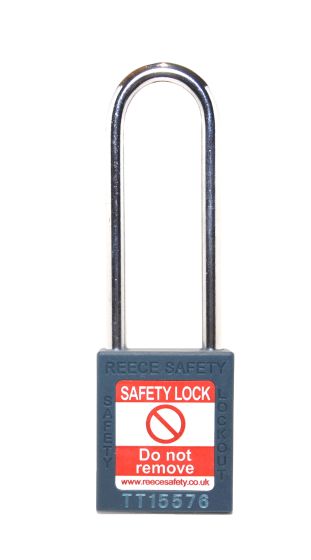 TEAL Steel Shackle safety padlock keyed alike long