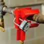 Ball Valve Lockout RED (fits Valve size 1/2" to 1 1/4")