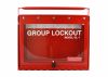 Steel Wall mounted or Portable Group Lockout Box - 8 hook.