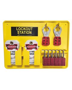 6-lock Lockout Station